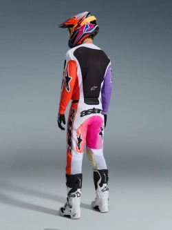 Bluza cross Alpinestars MX Racer Air Portl fioletowo-różowo-biała