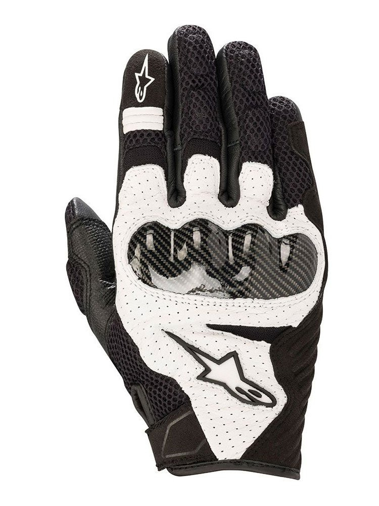 Rękawice motocyklowe Alpinestars SMX-1 Air v2 czarno-białe