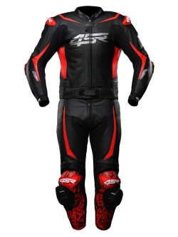 Kombinezon motocyklowy dwuczęściowy 4SR RR Diablo II AR czarno-czerwony