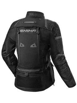 Kurtka motocyklowa damska tekstylna Shima Tracker czarna