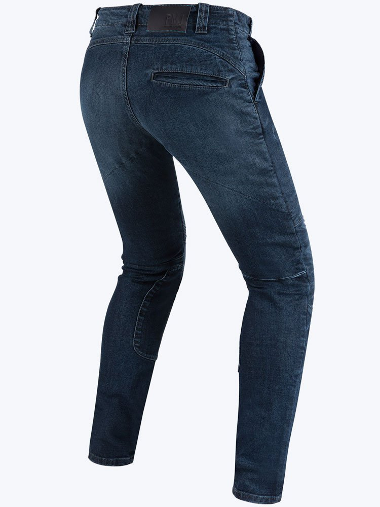 Jeansy motocyklowe PMJ Dakar niebieskie