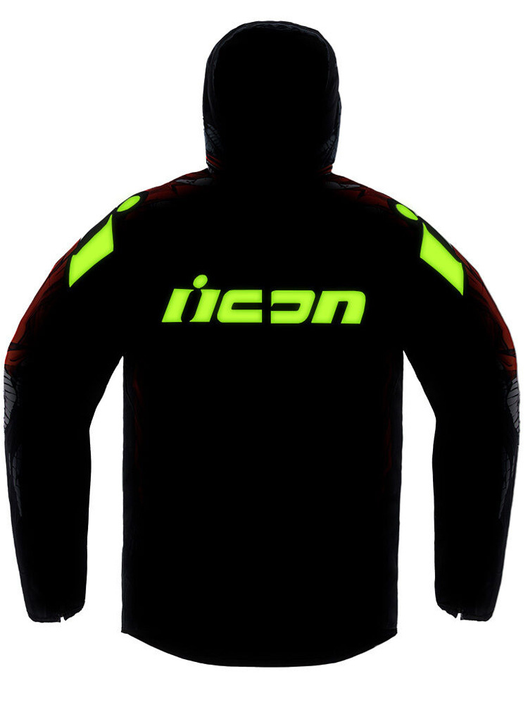 Kurtka motocyklowa tekstylna Icon Airform Manik'RR czerwona