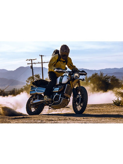 Kurtka motocyklowa tekstylna Icon Stormhawk brązowa