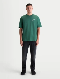Koszulka z krótkim rękawem Alpinestars Checkback Oversized CSF zielona
