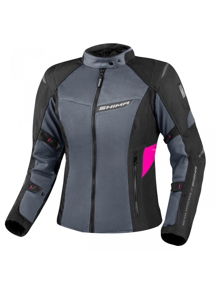 Kurtka motocyklowa damska tekstylna Shima Rush 2.0 Vent różowa