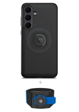 Zestaw do biegania: etui MAG na telefon Samsung Galaxy S25FE (magnetyczne) + opaska sportowa Quad Lock