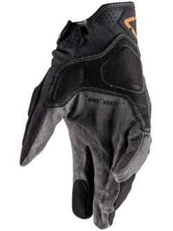 Rękawice motocyklowe Leatt Hydradri 6.5 Short Stealth czarno-szaro-brązowe