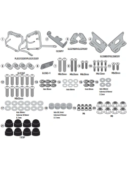 Stelaż kufrów bocznych Monokey Cam-Side Kappa KL One-Fit Suzuki V-Strom 800 DE/ SE (23-)