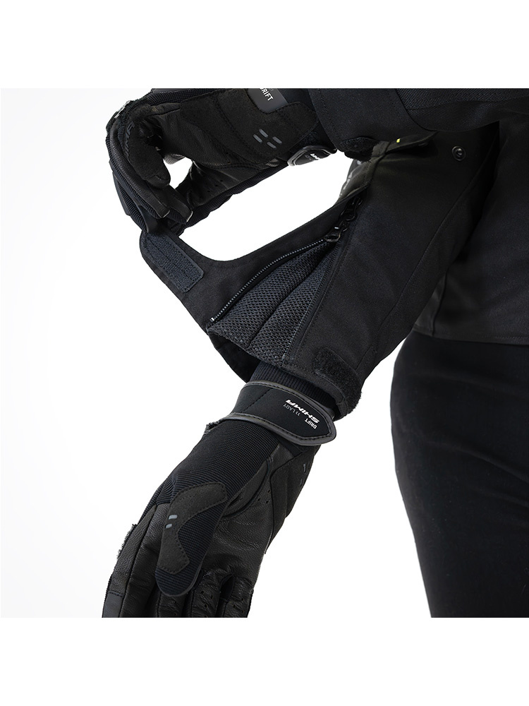 Kurtka motocyklowa damska tekstylna Shima Rush 2.0 czarno-fluo