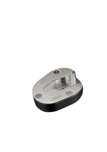 Poszerzenie stopki motocyklowej R&G Triumph Tiger 900 GT Low (21-23) srebrne