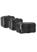 Zestaw: kufry boczne DUSC L + kufer centralny DUSC XL + stelaże PRO + stelaż Adventure-Rack SW-Motech Honda NT1100 (21-) [poj.: 1 x 55l + 2 x 41l]