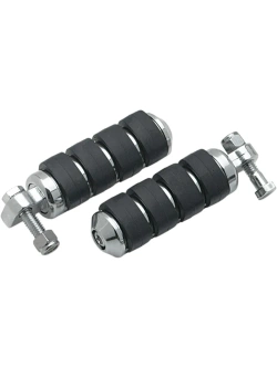 Podnóżki motocyklowe Kuryakyn ISO chromowane-czarne [śr. zew. 32 mm]