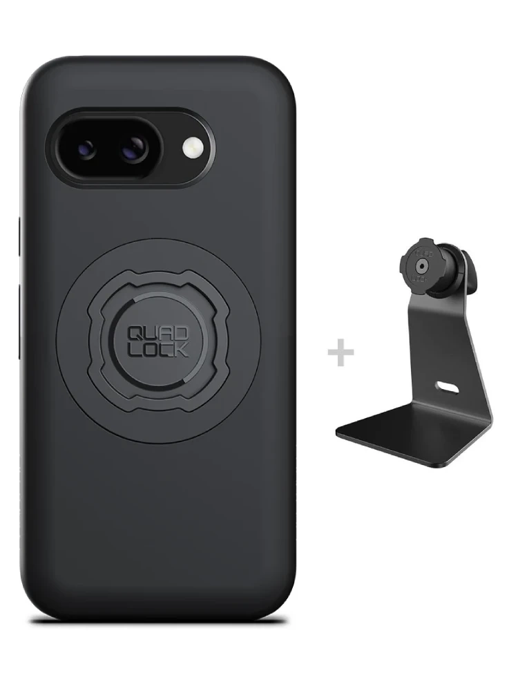 Zestaw na biurko: etui MAG na telefon Google Pixel 9A (magnetyczne) + uchwyt Quad Lock