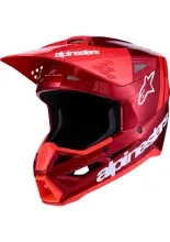 Kask enduro Alpinestars SM3 Radium czerwony połysk