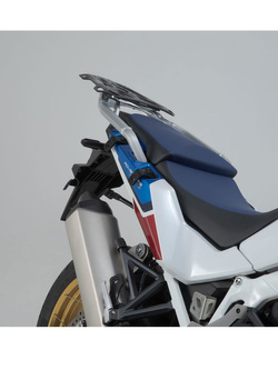 Zestaw: kufry boczne + kufer centralny + stelaże 45/37/38 TRAX ADV do Honda CRF1100 L Africa Twin/ Adventure Sports (19-), Africa Twin ES/ Adventure Sports ES (23-) czarne