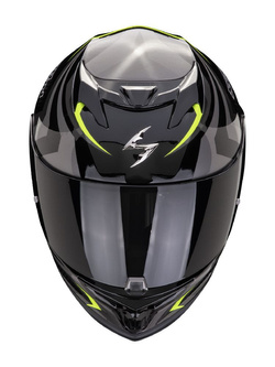 Kask integralny Scorpion Exo-520 Evo Air Terra czarno-srebrno-żółty