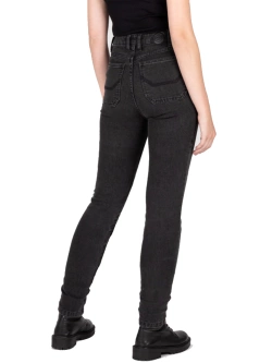 Jeansy motocyklowe damskie Knox Colton Skinny czarne