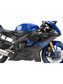 Pokrywy dekli silnika PUIG Yamaha YZF-R6 (06-20)/ Race (22-24) czarne