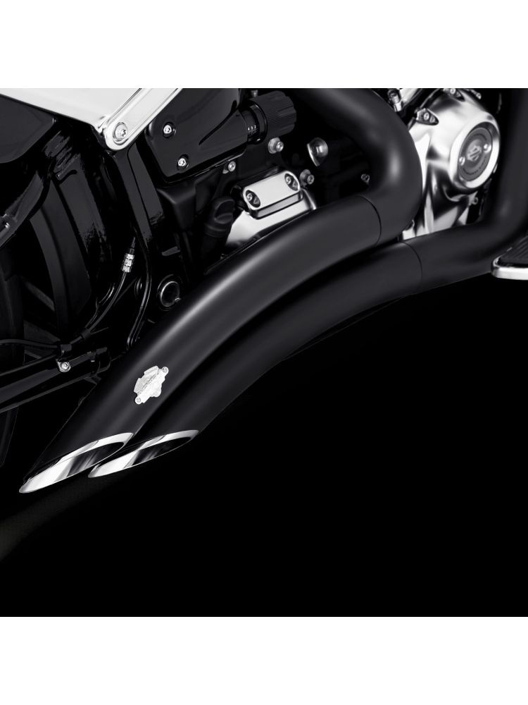 Pełny układ wydechowy Vance & Hines Big Radius Harley Davidson Softail (wybrane modele) czarny mat