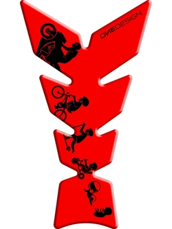 Tankpad Uniwersalny Onedesign Moon czerwony matowy