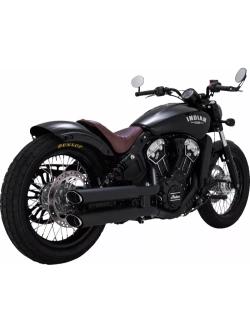 Tłumiki motocyklowe Vance & Hines 3" Twin Slash Indian Scout (wybrane modele) czarne matowe