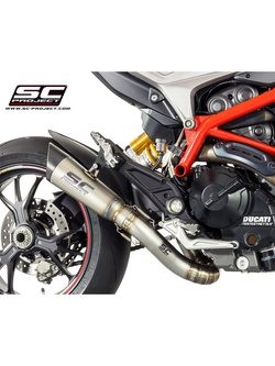 Tłumik S1 slip-on z rurą łączącą 2-1 SC-Project do Ducati HYPERMOTARD 939 / SP [16-17]