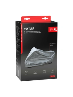 Pokrowiec na motocykl Lampa Ventura szary [rozmiar: XL]