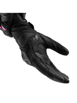 Rękawice motocyklowe damskie Shima Spark 3.0 czarno-różowe