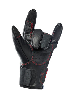 Rękawice motocyklowe Biltwell Belden czarno-czerwone