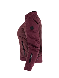 Kurtka motocyklowa tekstylna damska John Doe Aero Mesh bordowa
