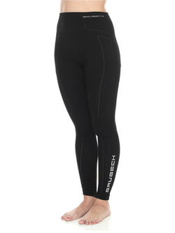 Leginsy damskie Brubeck Extreme Wool czarne