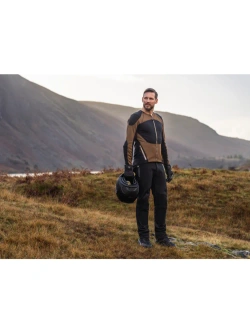 Koszula z ochraniaczami Knox Urbane Pro Move czarno-brązowa