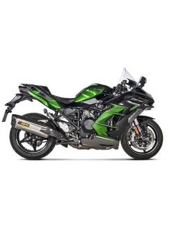 Tłumik motocyklowy Slip-On Line (Titanium+Carbon) Akrapović Kawasaki Ninja H2 SX (22-)