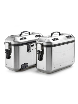 Komplet 2 kufrów bocznych aluminiowych GIVI TREKKER DOLOMITI 36L