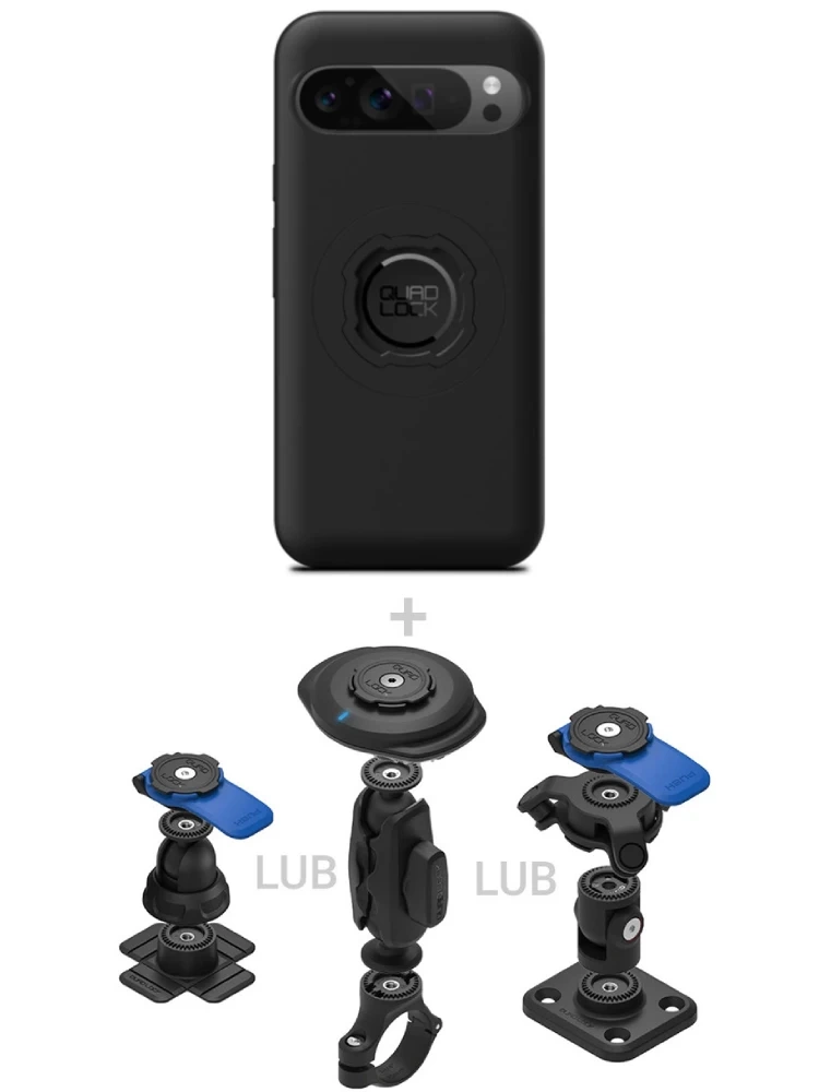 Zestaw 360 Quad Lock: etui MAG na telefon Google Pixel 9 Pro XL (magnetyczne) + wybrane komponenty