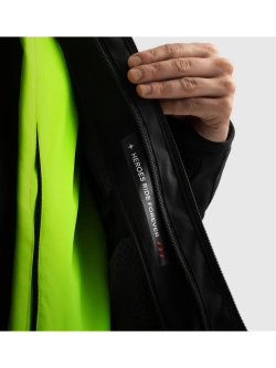 Kurtka motocyklowa tekstylna Rebelhorn Borg II czarno-szaro-żółta