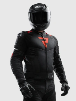 Kurtka motocyklowa tekstylna Rebelhorn Vandal 2 Air czarno-czerwona