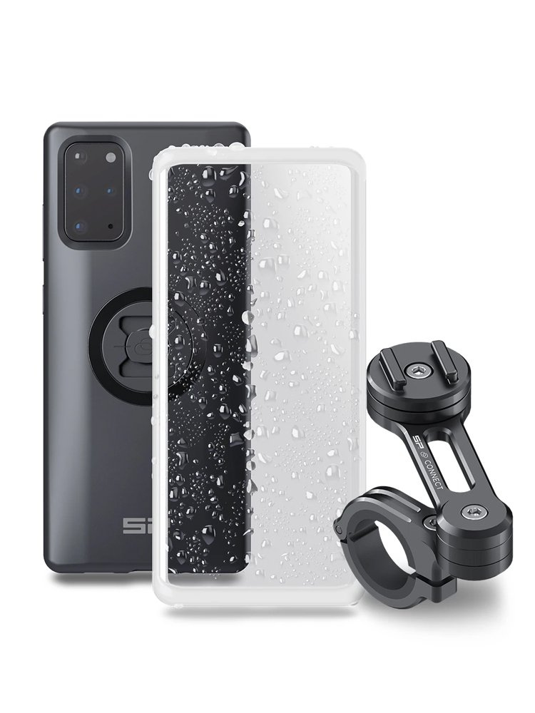 Zestaw: etui na telefon Samsung Galaxy S10+ + pokrowiec + uchwyt na kierownicę Moto Bundle SP Connect