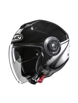 Kask otwarty HJC i40N Vision czarno-biały