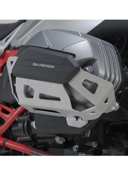 Osłony cylindrów SW-MOTECH BMW R nineT RN12 (K21) (20-)/ R12/ S (24-) srebrno-czarne