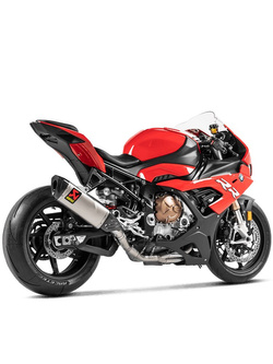 Pełny układ wydechowy Akrapovič Evolution Line BMW S 1000 R (21-)/ RR (19-)/ M 1000 R (23-24)/ RR (21-24) [tytan/ włókno węglowe]