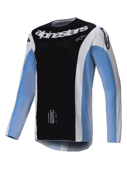 Bluza cross Alpinestars MX Techstar Melt czarno-niebieska 