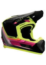 Kask enduro Thor Fleet czarno-różowy-fluo