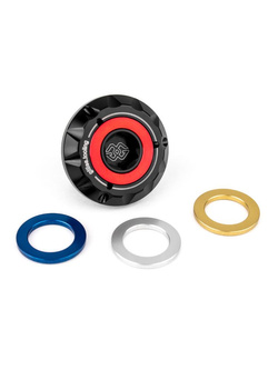 Korek wlewu oleju M27x3 GILLES aluminiowy czarny