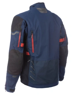 Kurtka motocyklowa tekstylna Klim Badlands Pro niebiesko-czerwona