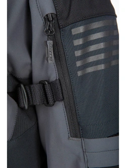 Kurtka motocyklowa tekstylna damska Klim Sedona szaro-czarna