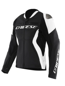Kurtka motocyklowa skórzana damska Dainese Racing 5 czarno-biała