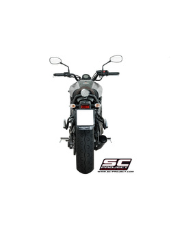 Pełny układ wydechowy 2-1, SC-Project Conic 70's Stainless steel [Matt Black] - Yamaha XSR 700 [16-20]
