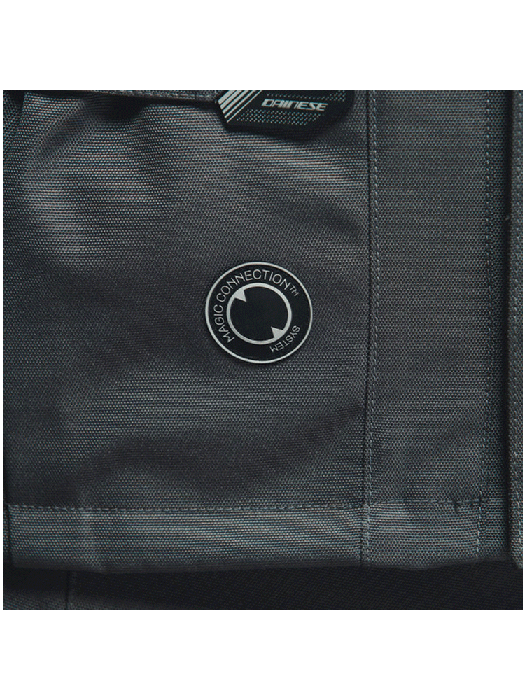 Kurtka motocyklowa tekstylna Dainese Ladakh 3L D-Dry szaro-czarna