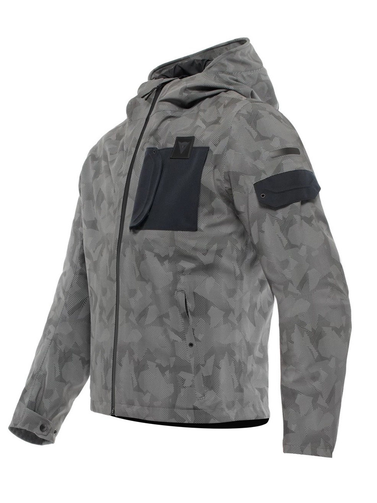 Kurtka motocyklowa tekstylna Dainese Corso Absoluteshell Pro szaro-czarna